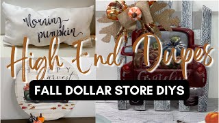 Fall High End Dupes | Fall Dollar Store DIYs | Fall Decorating Ideas