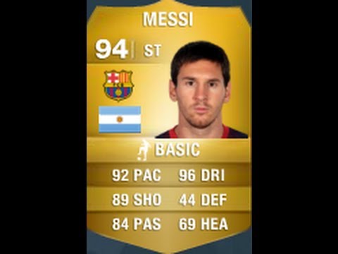 FIFA 14 MESSI 94 Player Review & In Game Stats Ultimate Team