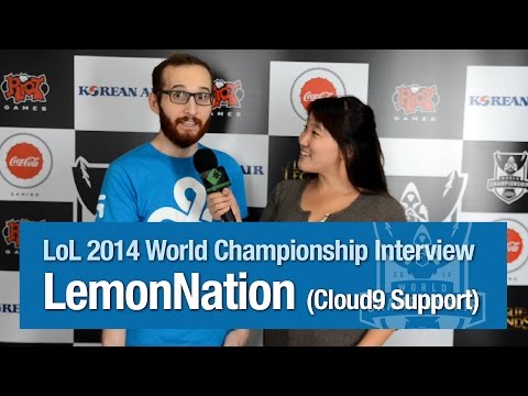LoL 2014 World Championship Interview - LemonNation (C9 Support)