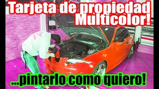 Cambiar la tarjeta de propiedad a Multicolor para pintarlo como quiero | El ingeniero