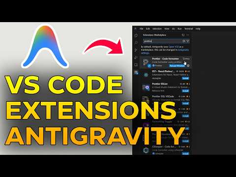 How to Install VS Code Extensions in Google Antigravity (Full ...