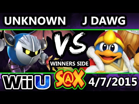 S@X - CTRL | IGT Unknown (Metaknight) Vs. Jdawg (Dedede) - SSB4 Tournament - Smash Wii U - Smash 4