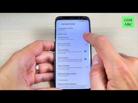 How to Turn Off SMS Predictive Text on Samsung Galaxy S8, S8+ and NOTE 8