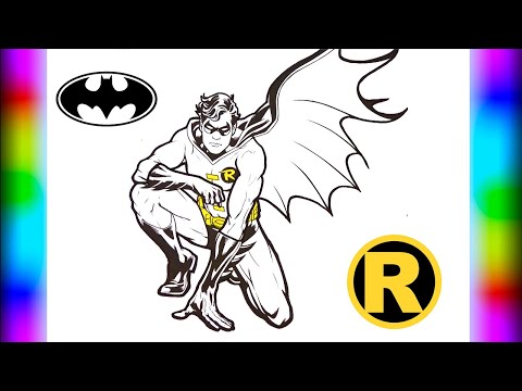 ROBIN from Batman Coloring Pages/ Superheroes DC Coloring/WIBERG & WBN - Complicated [NCS Release]