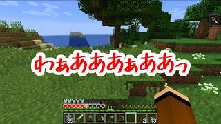 ホラゲーより絶叫！ｗ　BBクラフト第３話「食べ物下さい！」【Minecraft】