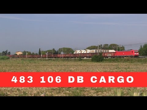 483 106 di DB Cargo Italia in transito a Monterotondo