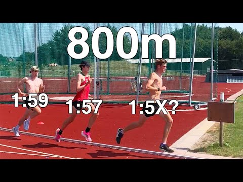 3 RUNNERS UNDER 2 MINUTES | 800m Time Trial