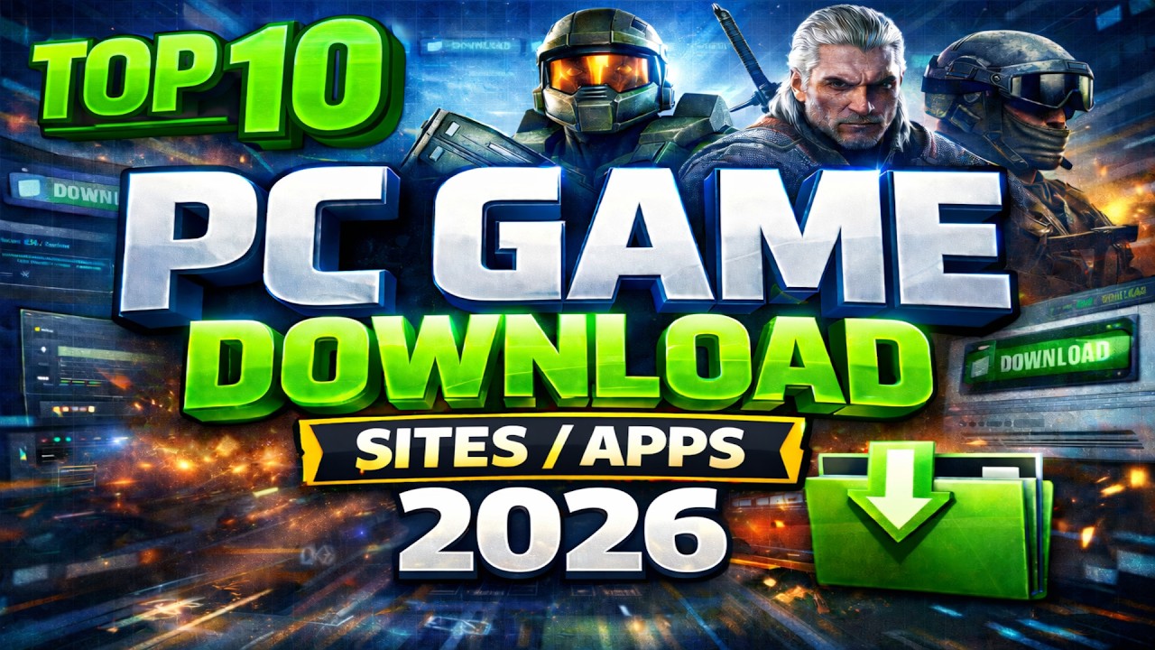 Top 10 Best PC GAME DOWNLOAD Websites in 2026!