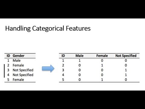 Handle Categorical features using Python