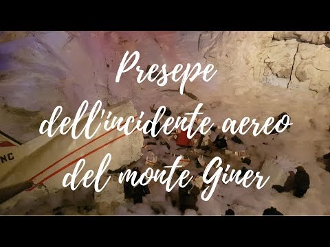 Ferroviaggi: il presepe dell'incidente aereo del monte Giner a Ossana