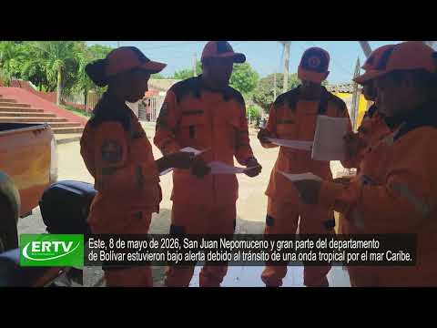 Este, 8 de mayo de 2026, San Juan Nepomuceno y gran parte del departamento de Bolívar. (Colombia)