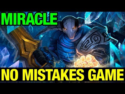 NO MISTAKES GAME - MIRACLE- AND W33 IN SAME TEAM!! - FULL GAME - Dota 2