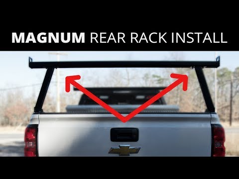 How to install Magnum Manufacturing Rear Rack on a Chevy Silverado