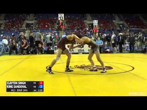 106 Cons. Round 7 - King Sandoval (Maryland) vs. Clayton Singh (Missouri)