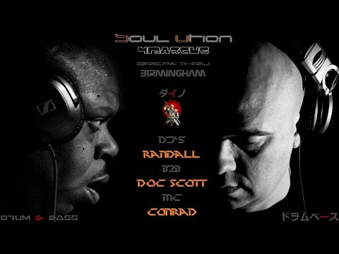 DJ's Randall b2b Doc Scott & MC Conrad- SoulUtion /4Marcus /BreakThru/Birmingham ドラムベース