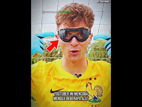 Youtuber Ini Menguji Alat Yang Sering Di Gunakan Oleh Penjaga Gawang 😱