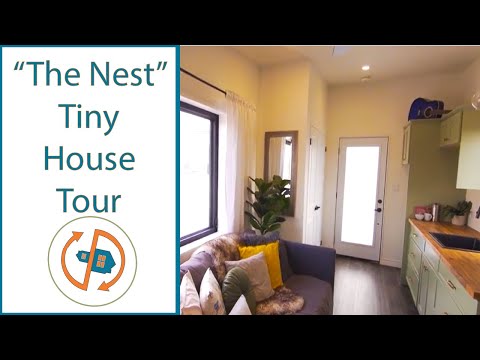 "THE NEST" Tiny House Tour: Expert Daniel Ott and his wife JoAnna show OBC compliant tiny home