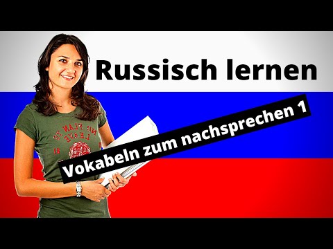 Learn Russian for Beginners | Vocabulary to Repeat Part 1 | German-Russian A1 🇷🇺 ✔️