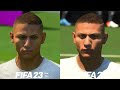 FIFA 23 vs FIFA 22 - Faces Comparison HD