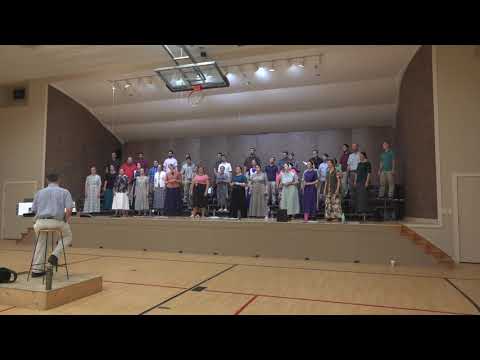 Rehearsing "We've Come a Long Way, Lord" by Wendell Glick