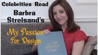 Celebrities read Barbra Streisand&#39;s &quot;My Passion For Design&#39;: Part 1 | Christina Bianco