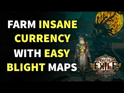 Are Blighted Maps the MOST Profitable Currency Farming Strategy in Path of Exile? (3.9) Full Guide