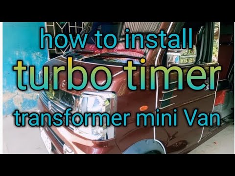 how to install turbo timer on transformer mini van