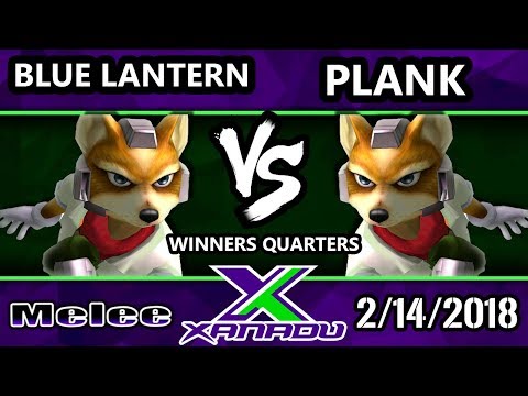 S@X 241 Melee - Blue Lantern (Fox) Vs. Plank (Fox) - SSBM Winners Quarters - Smash Melee