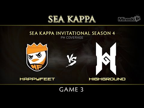 HappyFeet vs HighGround | SEA Kappa Invitational | PH Coverage  | Game 3