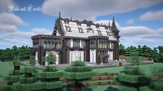 [マイクラ]ペールオーク×深層岩のお城風拠点の作り方[Minecraft][tutorial][Pale Oak Castle]