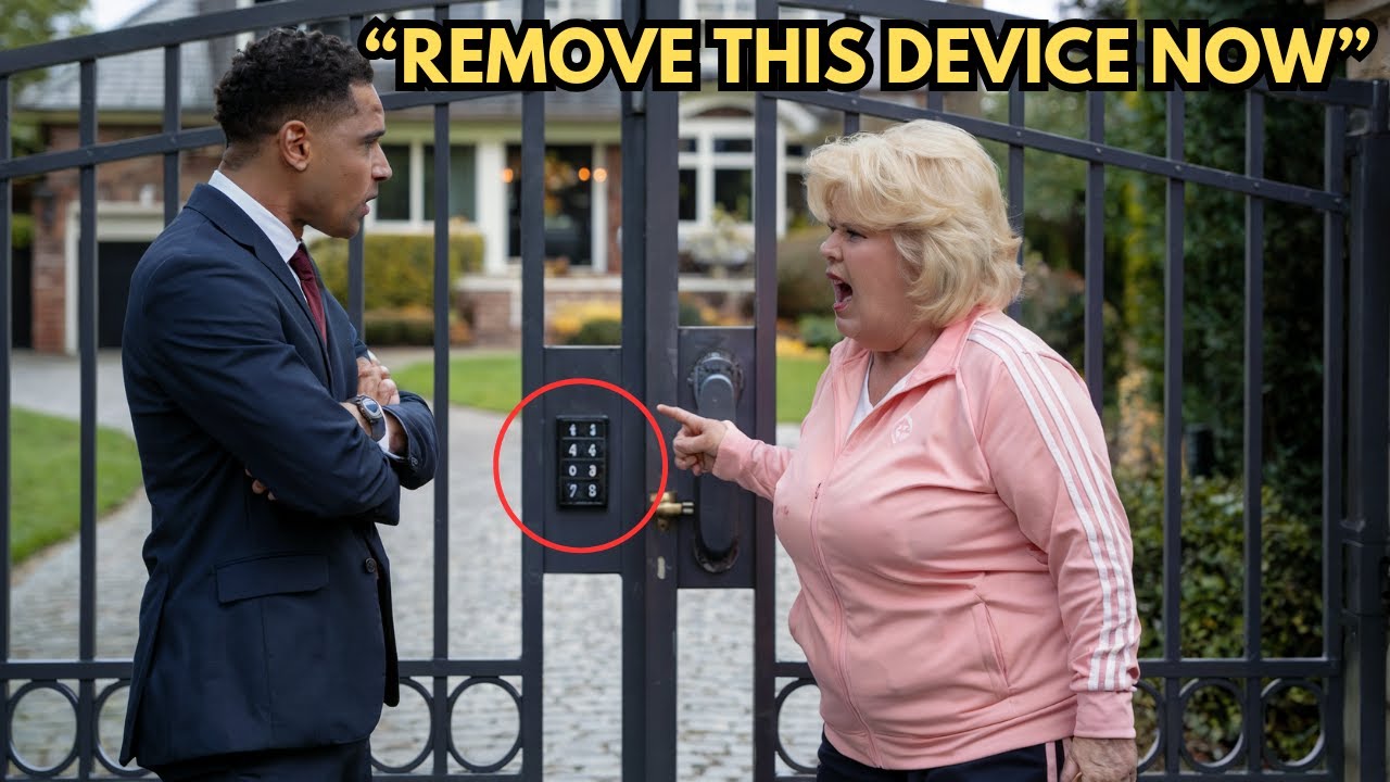 Karen Calls 911 When Black Man Installs a Smart Lock on His Gate–She Didn’t Know What He Found Out!