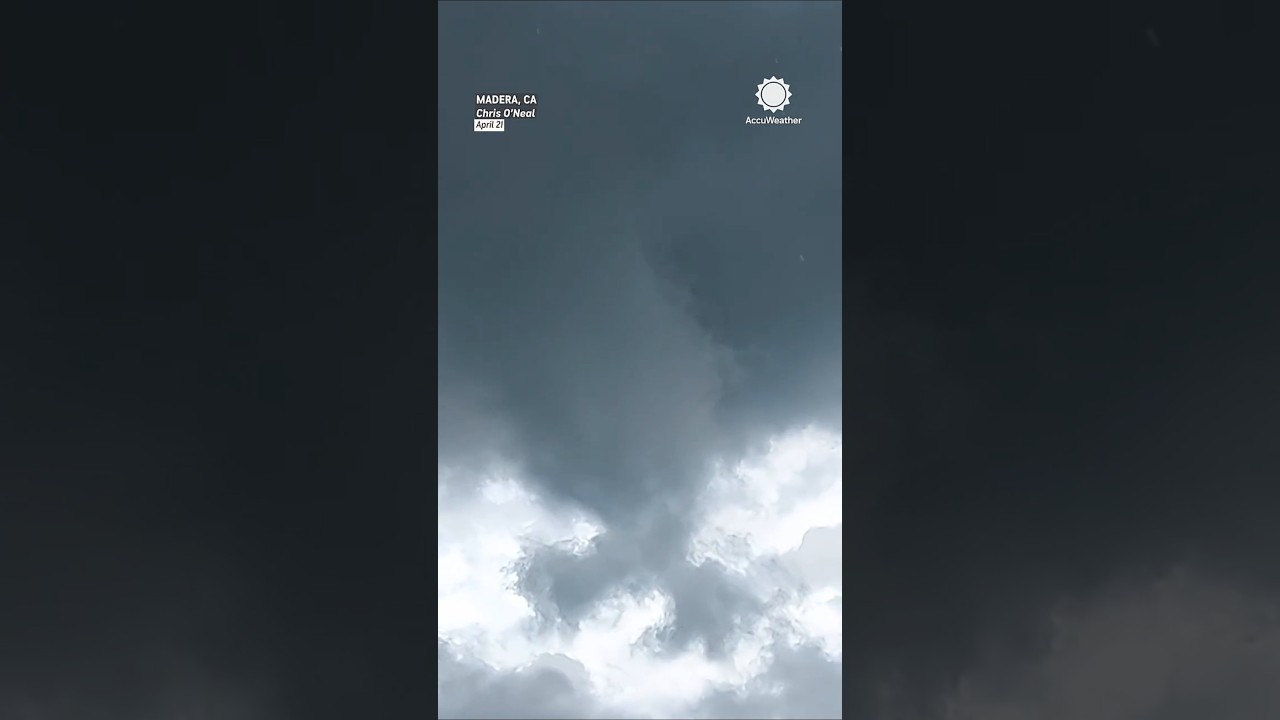 Hail, Tornadoes Strike Fresno, California During Unusual Spring Storm