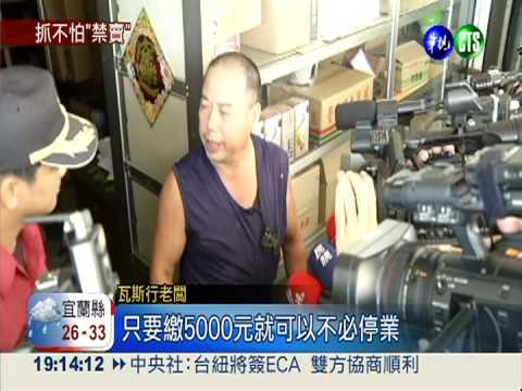 罰13次仍不怕 違法瓦斯行遭停業