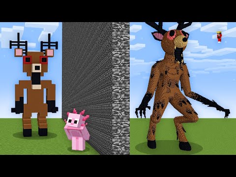 I Cheated With 99 NIGHTS DEER MONSTER in Minecraft Build Battle!