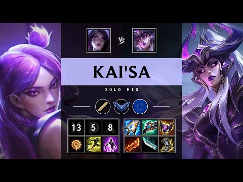 Kai'Sa Mid vs Syndra - EUW Diamond Patch 25.06