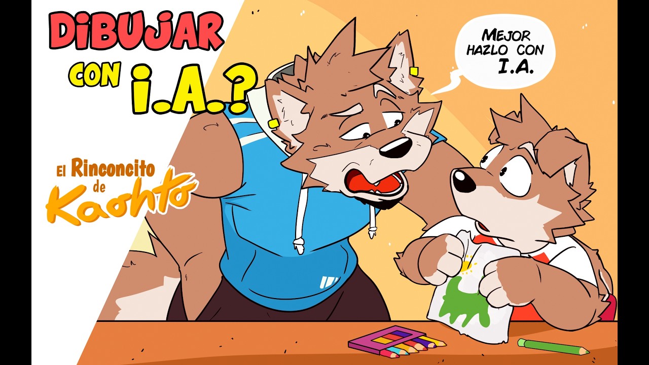 Kaohto furry comics: DIBUJAR CON IA?