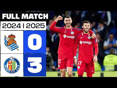 Real Sociedad 0-3 Getafe CF | PARTIDO COMPLETO | LALIGA EA SPORTS 2024/25