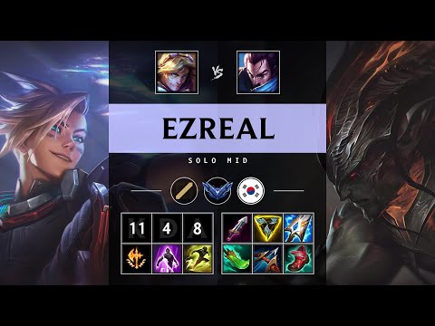 Ezreal Mid vs Yasuo - KR Diamond Patch 25.05