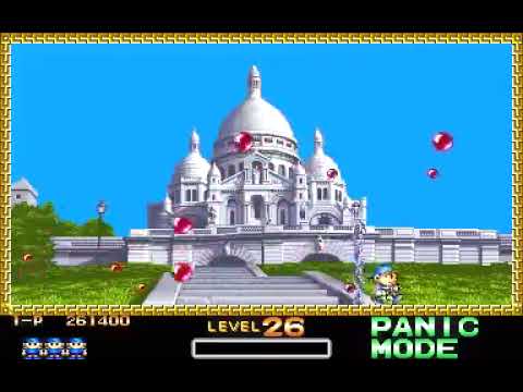 SUPER PANG ARCADE PANIC MODE COMPLETE LONGPLAY
