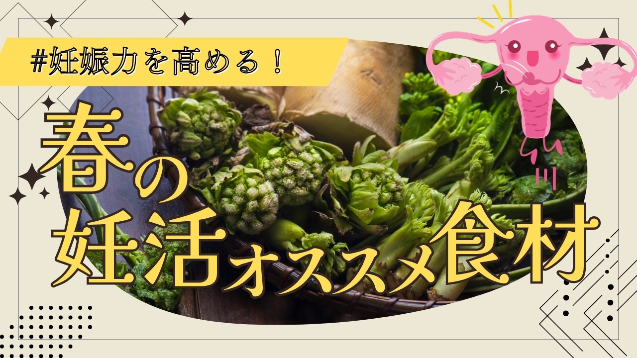 春の妊活にオススメ食材！