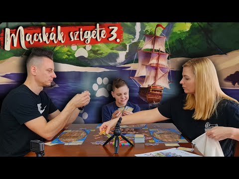 Macskák szigete társasjáték  3. rész - Nézz fel!