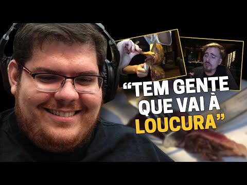 CASIMIRO REAGE: GABA CONHECE NOVA CHURRASCARIA NA FARIA LIMA - D'BRESCIA | Cortes do Casimito