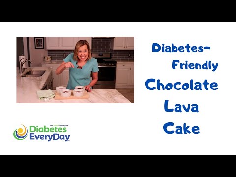 Diabetes- Friendly Chocolate Lava Cake