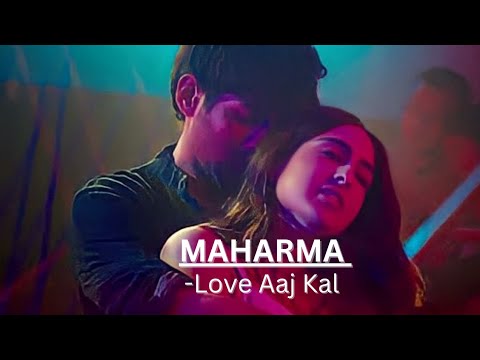 Darshan Raval - Maharma (lyrics) | Love Aaj Kal | Kartik | Sara | Pritam | #lyricalmusic