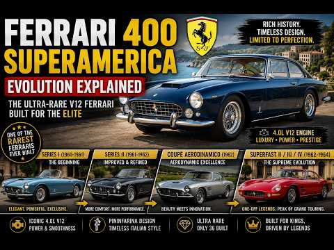 Thumbnail for The Rare Ferrari Most People Don’t Know Exists | 400 Superamerica Explained by Ferrari America