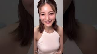 ブラタンクトップで配信する織田奈那(音声なし)