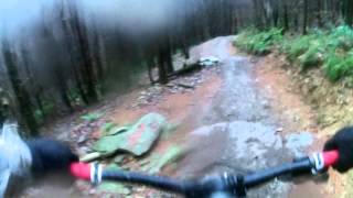 preview picture of video 'MOBBOfflineMTB @ Y Mynydd Cwmcarn black route full run 15 12 13'