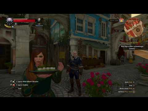 The Witcher 3 - Toussaint woman stuffing her face