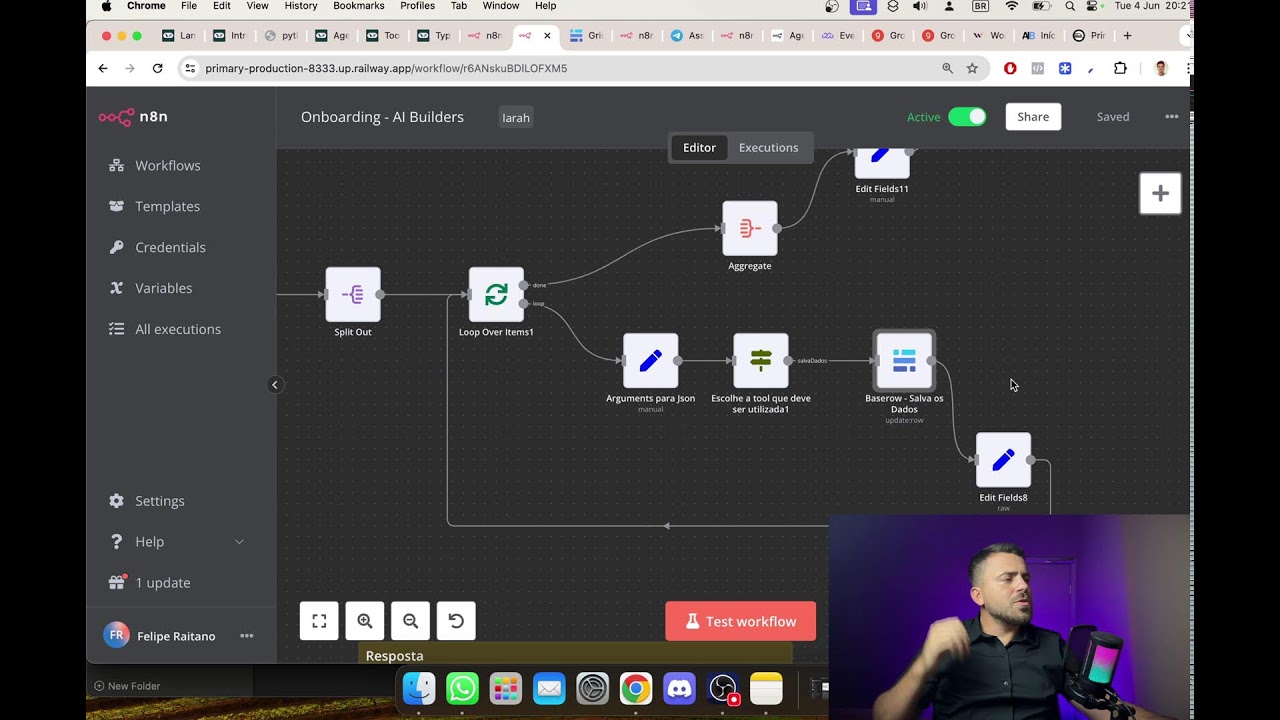 LIVE #2: Explorando N8N com Inteligência Artificial (Langchain)