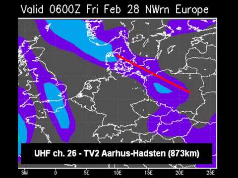 Analogue TV DX: UHF TROPO from GER, CZE, DNK (2003)